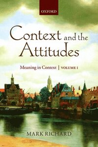 bokomslag Context and the Attitudes