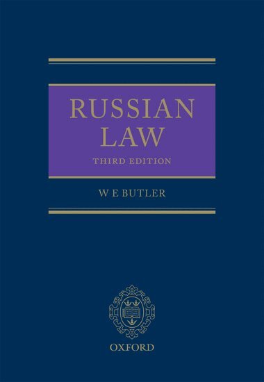 William Butler - Russian Law, Inbunden