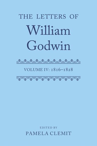 Pamela Clemit, Pamela Clemit - The Letters of William Godwin, Inbunden