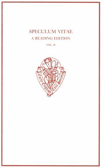 Ralph Hanna - Speculum Vitae, Inbunden