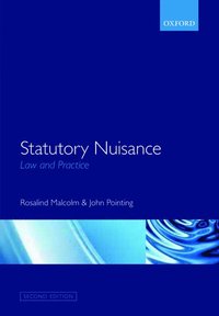 bokomslag Statutory Nuisance: Law and Practice