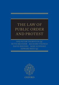 bokomslag The Law of Public Order and Protest