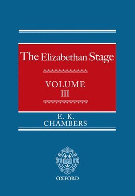 The Elizabethan Stage 1