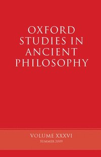 bokomslag Oxford Studies in Ancient Philosophy, Volume XXXVI