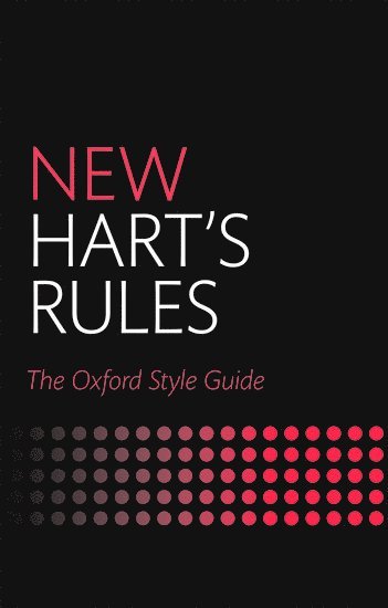 Anne Waddingham, Oxford University Press - New Hart's Rules, Inbunden