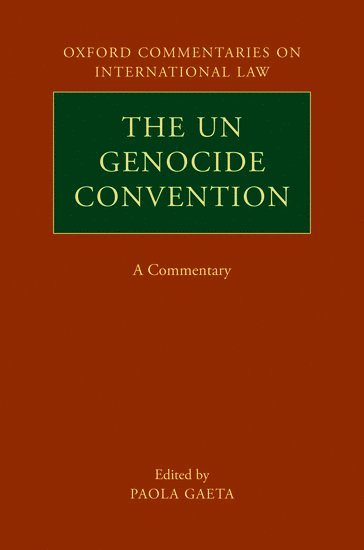 bokomslag The UN Genocide Convention