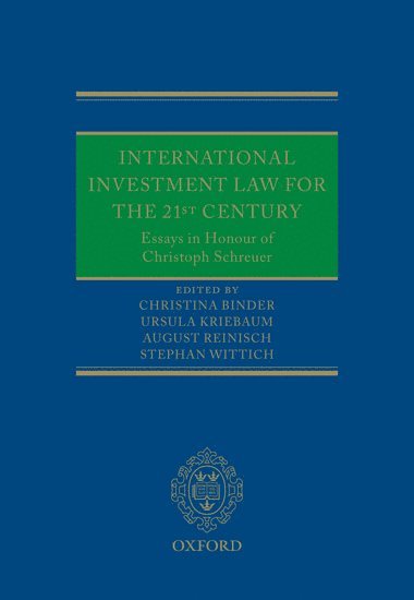 bokomslag International Investment Law for the 21st Century