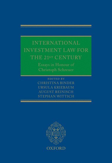 bokomslag International Investment Law for the 21st Century