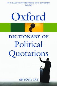 bokomslag Oxford Dictionary of Political Quotations