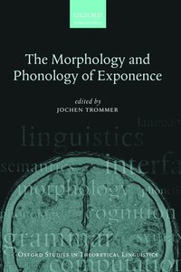 bokomslag Morphology and Phonology of Exponence