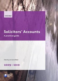 bokomslag Solicitors' Accounts 2009-2010