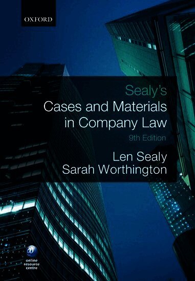 Sealy's Cases and Materials in Company Law
