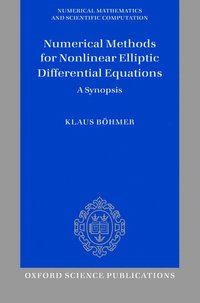 bokomslag Numerical Methods for Nonlinear Elliptic Differential Equations