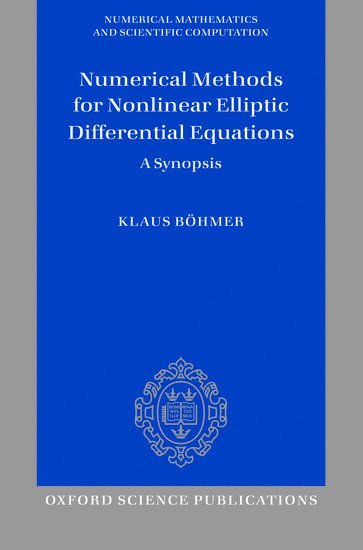 bokomslag Numerical Methods for Nonlinear Elliptic Differential Equations