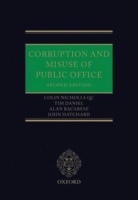 bokomslag Corruption and Misuse of Public Office