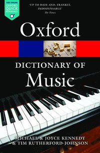 bokomslag The Oxford Dictionary of Music