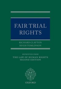 bokomslag Fair Trial Rights