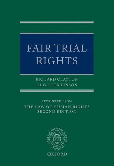 bokomslag Fair Trial Rights