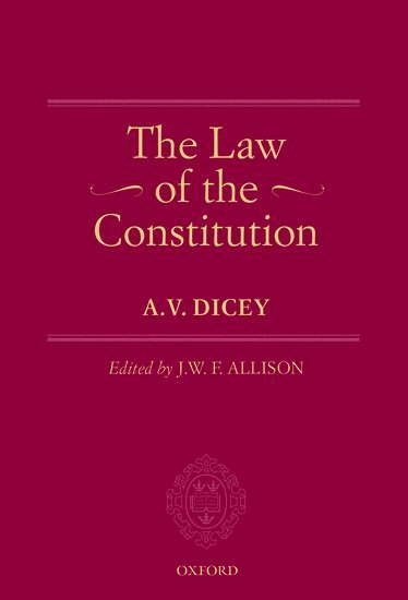 bokomslag The Law of the Constitution