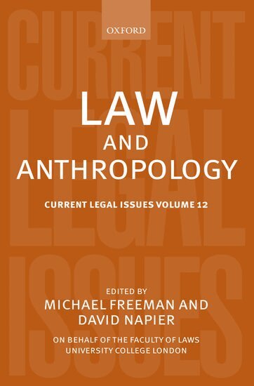 Napier Freeman, Michael Freeman, David Napier - Law and Anthropology, Inbunden
