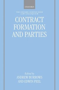 bokomslag Contract Formation and Parties