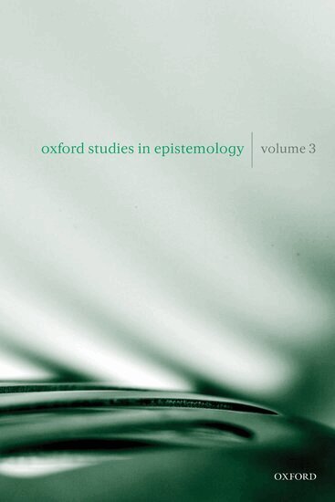 Tamar Szabo Gendler, John Hawthorne, Tamar Szabó Gendler, John Hawthorne - Oxford Studies in Epistemology Volume 3, Häftad