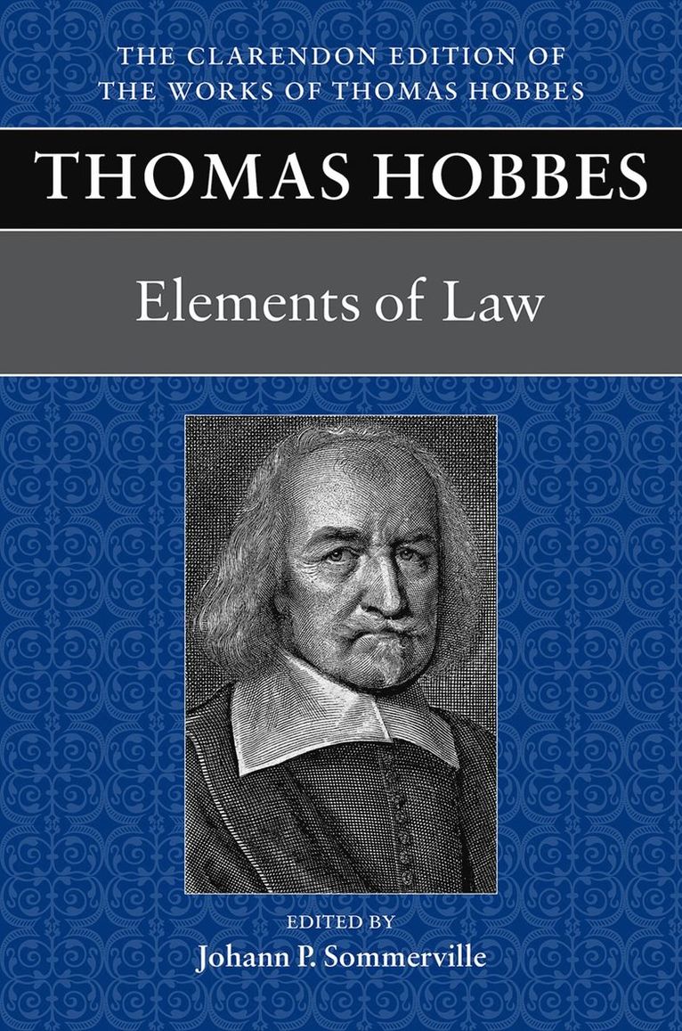 Thomas Hobbes: Elements of Law 1