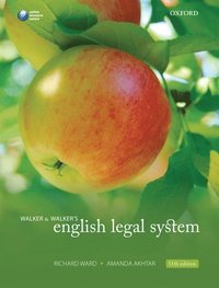 bokomslag Walker & Walker's English Legal System