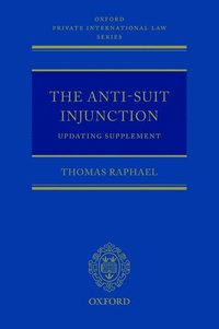 bokomslag Anti-Suit Injunction Supplem Opils