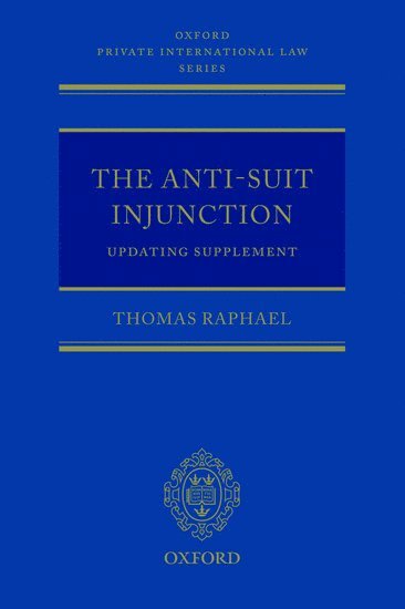 bokomslag Anti-Suit Injunction Supplem Opils