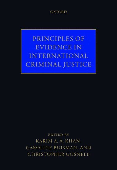 bokomslag Principles of Evidence in International Criminal Justice