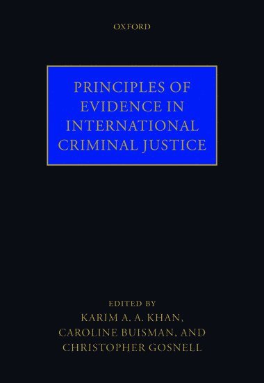 bokomslag Principles of Evidence in International Criminal Justice