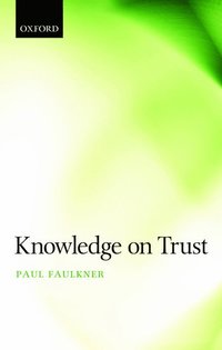bokomslag Knowledge on Trust