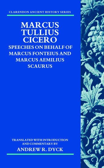 Andrew R. Dyck - Marcus Tullius Cicero, Inbunden