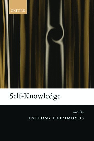 Anthony Hatzimoysis - Self-Knowledge, Inbunden