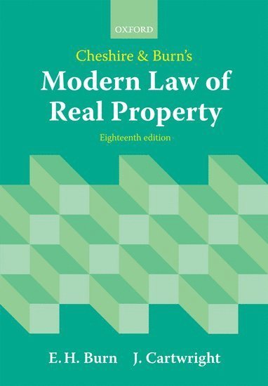 bokomslag Cheshire and Burn's Modern Law of Real Property