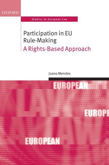 bokomslag Participation in EU Rule-making