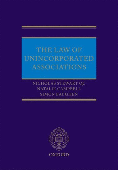 bokomslag The Law of Unincorporated Associations