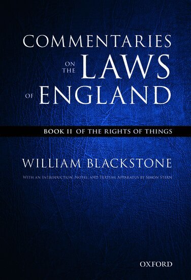 William Blackstone, Simon Stern - The Oxford Edition of Blackstone's: Commentaries on the Laws of England, Häftad