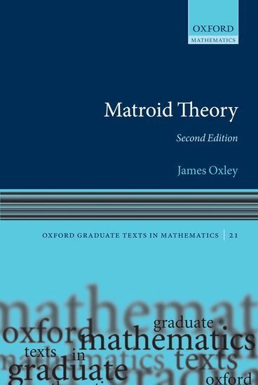 James Oxley - Matroid Theory, Häftad