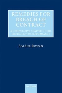 bokomslag Remedies for Breach of Contract