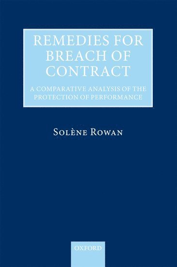 bokomslag Remedies for Breach of Contract