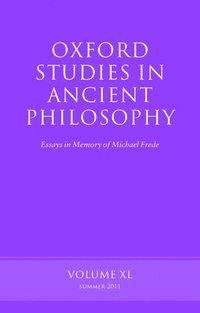 bokomslag Oxford Studies in Ancient Philosophy, Volume 40