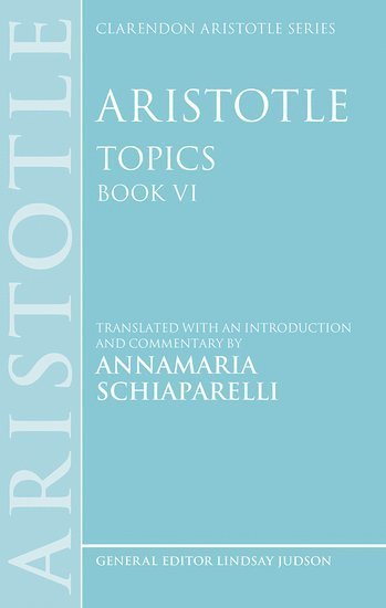 bokomslag Aristotle: Topics Book VI