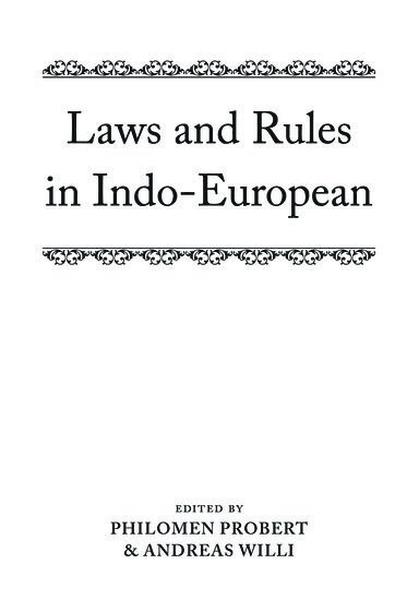 Laws and Rules in Indo-European 1