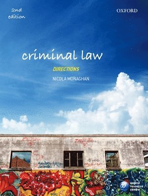 Nicola Monaghan - Criminal Law Directions, Häftad