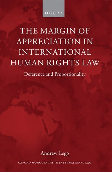 bokomslag The Margin of Appreciation in International Human Rights Law