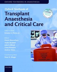 bokomslag Oxford Textbook of Transplant Anaesthesia and Critical Care