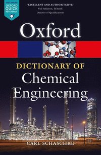 bokomslag A Dictionary of Chemical Engineering