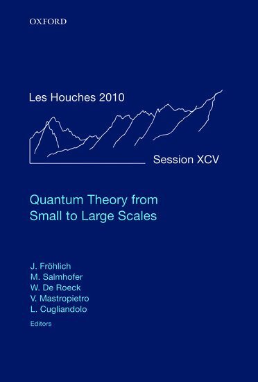 Jürg Frohlich, Manfred Salmhofer, Vieri Mastropietro, Wojciech De Roeck, Leticia F. Cugliandolo - Quantum Theory from Small to Large Scales, Inbunden